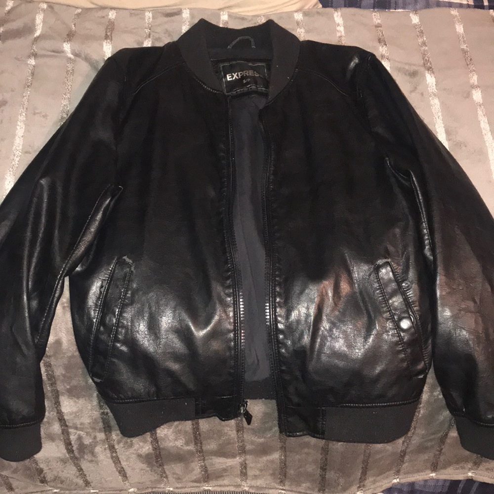 Express leather jacket